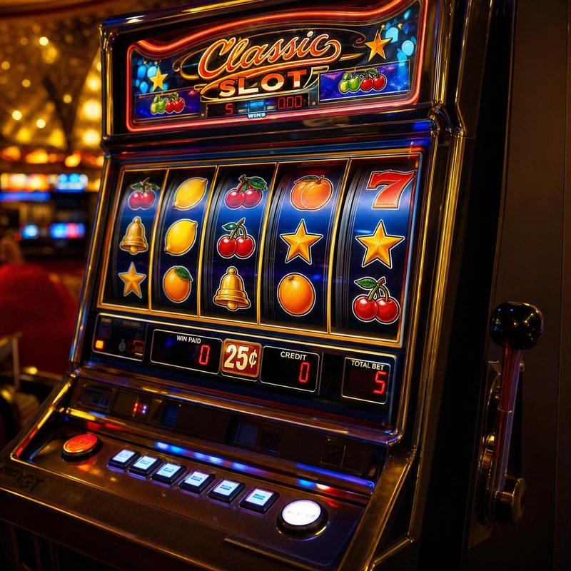 Social slot machine game